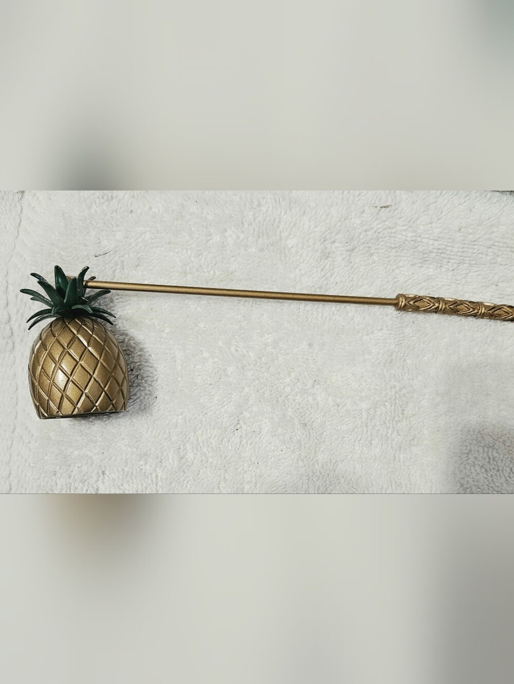 PartyLite Decorative Pineapple Home Decor Candle Snuffer